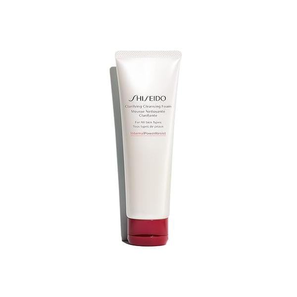 Shiseido Clarifying Cleansing Foam - 125 mL Cleanses, Balances & Removes Impurities for Smoother, Radiant Complexion For All Skin Types