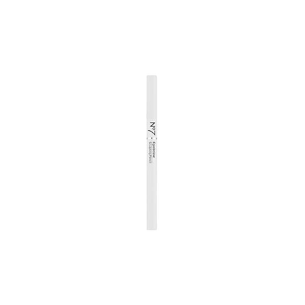 No7 Beautiful Eyebrows Sculpting Pencil - Black Precision-Tip with Angled Brush Tip Brow Spoolie to Comb & Style Brows (0.2g)