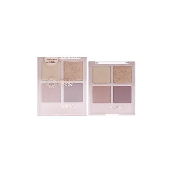 Mineral Fusion Eye Shadow Palette - Girls Night Out for Women 0.25 oz (Refillable)