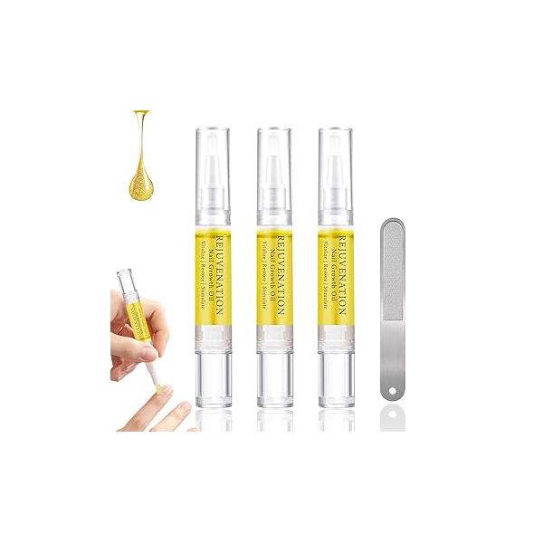 Rejuvenation Nail Growth Oil for Brittle, Peeling, Breaking, Thin Nails