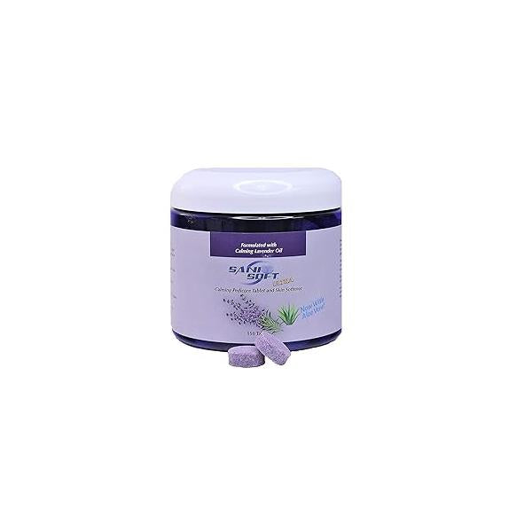 Pedicure Tablets for Foot Soaks, Whiten Nails, Softens Skin with Aloe Vera, All Natural, Vegan, 150 count (Lavender)