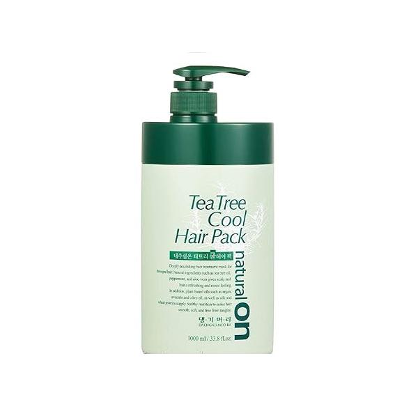 Daeng Gi Meo Ri- Tea Tree Hair and Scalp Care Pack, Freshness for Oily Scalp, Moisture Dry Hair, 33.8fl Oz