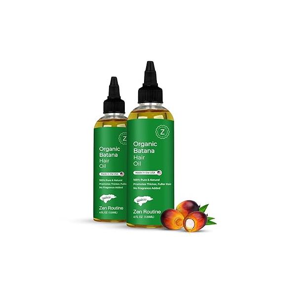 Raw Batana Oil for Hair Growth (4 fl Oz/120ml) (Pack of 1) |100% Pure & Natural Botana Treatment | Deep Conditioning Repair Nourishing Shine Moisture