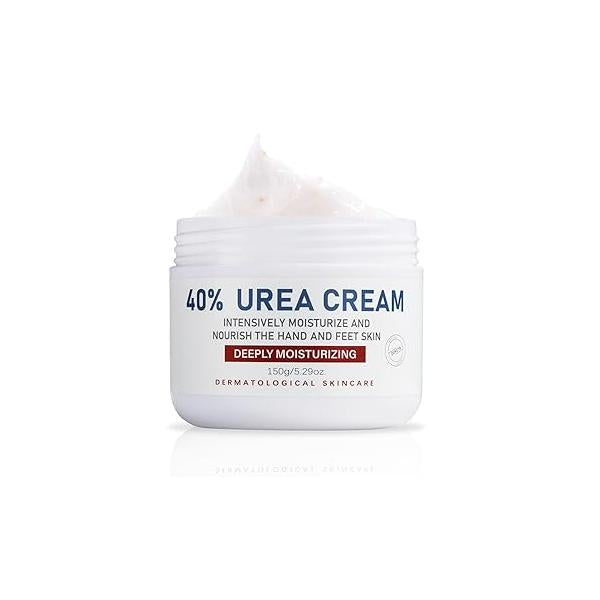 Urea Cream, 40 percent Foot Care Lotion for Cracked Heels,Cracked Heels, Ultra,Rough, Dry, Calloused Feet,Softening Rough skin on feet 5.29 fl.oz All Skin