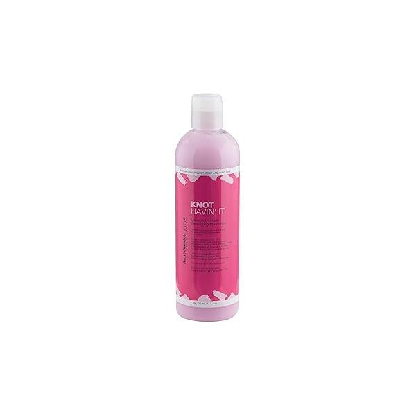 Aunt Jackie's Kids Knot Havin' It Leave-In Ultimate Detangling Hair Moisturizer for Naturally Curly, Coily and Wavy Hair, 12 oz