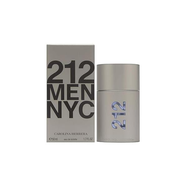Carolina Herrera 212 Men Fragrance For - Timeless Scent Warm Sandalwood Fresh Notes Beautifully Bright Energetic Green With Sensual Peppery Spices Edt Spray 1.7 Oz