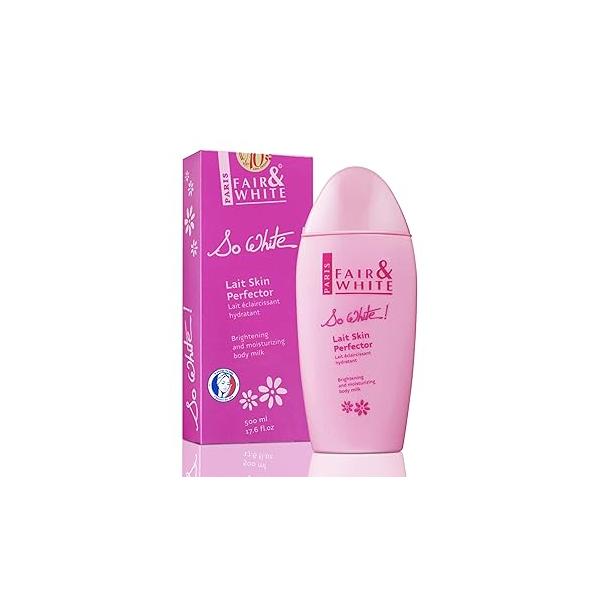 FAIR & WHITE So White, Skin Brightening Lotion - 500 ml / 17.6 Fl oz Daily Moisturizing Body