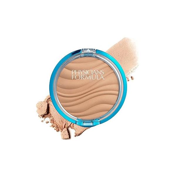 Physicians Formula Mineral Wear Talc-Free Airbrushing Pressed Powder Beige | Dermatologist Tested, Clinically Tested