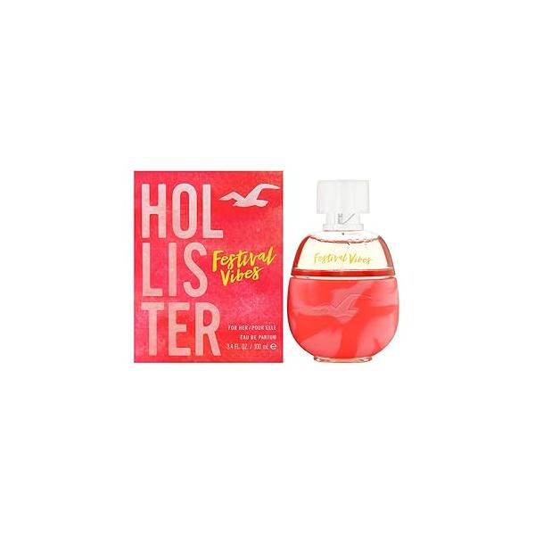 Hollister Festival Vibes Eau de Parfum Spray for Women, 3.4 Ounce