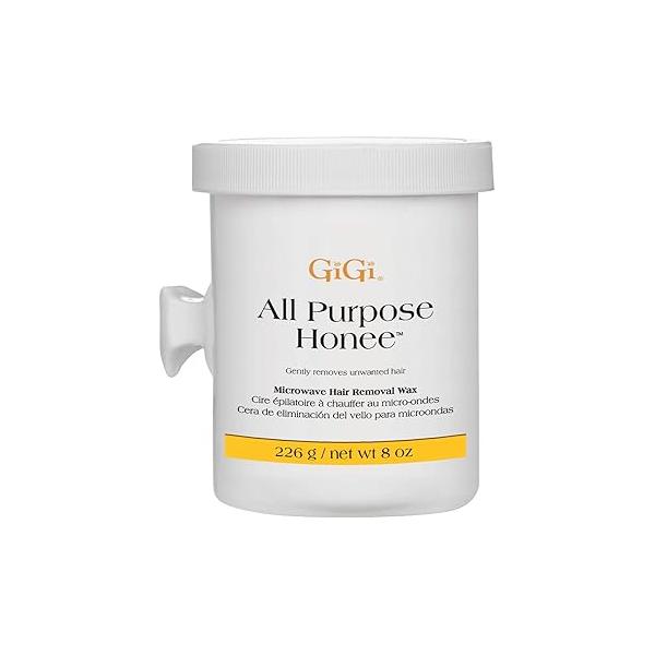 GiGi All Purpose Honee - Microwave Hair Removal Wax, 8 Ounces