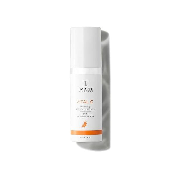IMAGE Skincare, VITAL C Hydrating Intense Moisturizer, Lightweight Face Lotion with Hyaluronic Acid and Shea Butter, for Dry Skin, 1.7 fl oz.
