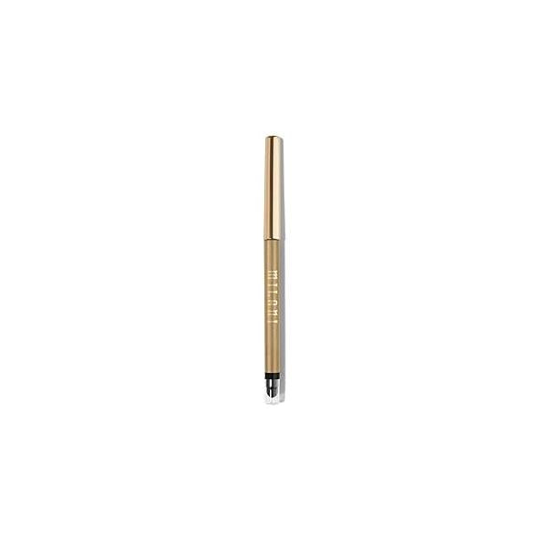 Milani Stay Put Eyeliner - Semi-Sweet (0.01 Ounce) Cruelty-Free Self-Sharpening Eye Pencil with Built-In Smudger Line & Define Eyes High Pigment Shades for Long-Lasting Wear