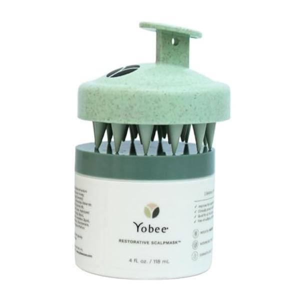 Yobee Restorative Probiotic Scalp Mask and Massager Bundle for Adults