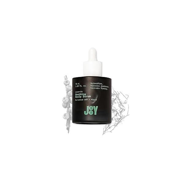 JooY Soothing Scalp Serum - Leave-In serum with Fermented Superfoods Detoxifies, Hydrates & Soothes Itchy, Stressed Scalps With Niacinamide, Tea Tree Oil Witch Hazel 1.69 fl oz