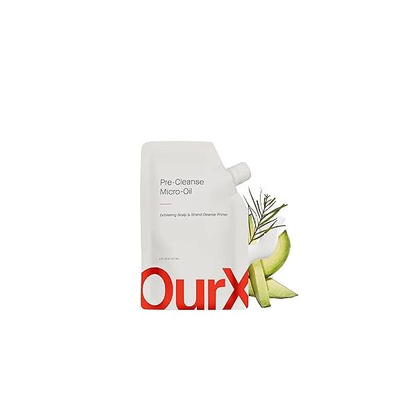 Pre Wash Hair Oil - Removes Build Up, Eases Detangling, Minimizes Breakage Sulfate Free 4C Products for Textured, Curly (4oz)