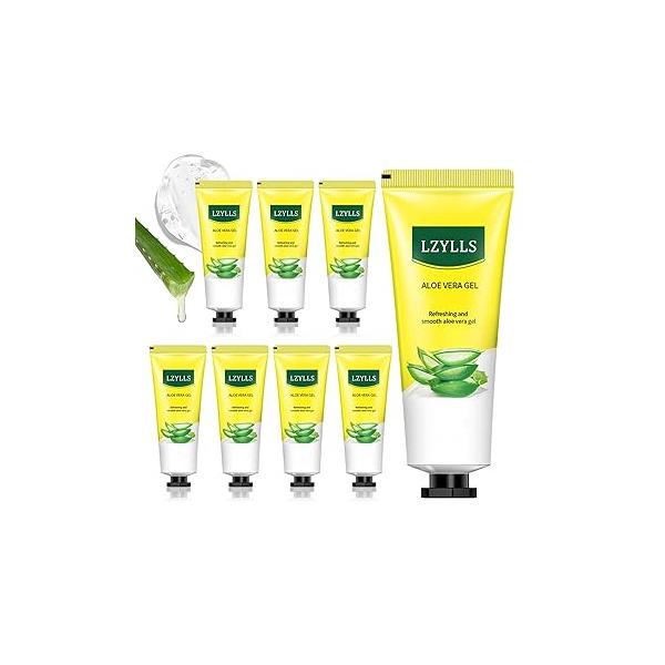 Aloe Vera Gel for Face and Body,Hydrating Organic Gel,Cooling Body Cream After Sun Skincare,Non-Sticky Moisturizer, 9.15 Fl Oz