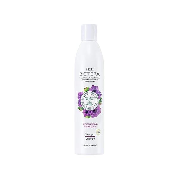 Biotera Moisturizing Shampoo | Hydrates & Moisturizes Dry, Medium, Fine Hair Microbiome Friendly Vegan Animal Test Free Paraben Color-Safe