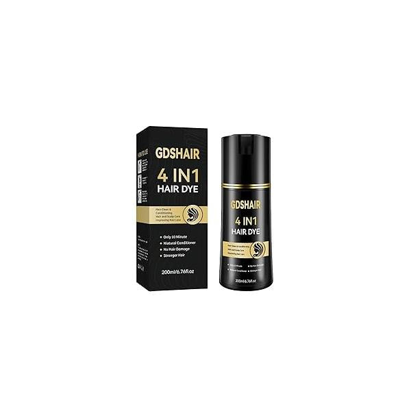 Hair Dye Shampoo,Instant Color Shampoo,For Men and Women 6.76 fl.oz (Dark Brown)