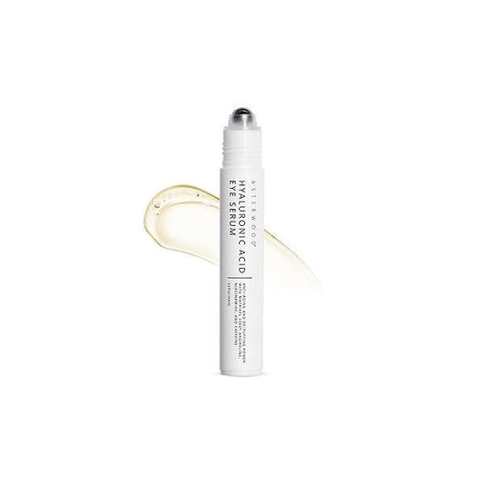 Asterwood Hyaluronic Acid Eye Serum - Reduces Undereye Bags, Wrinkles, Dark Circles, Fine Lines, & Crow's Feet with Matrixyl 3000, Niacinamide Caffeine Treatment for Women Men 0.5 Fl Oz