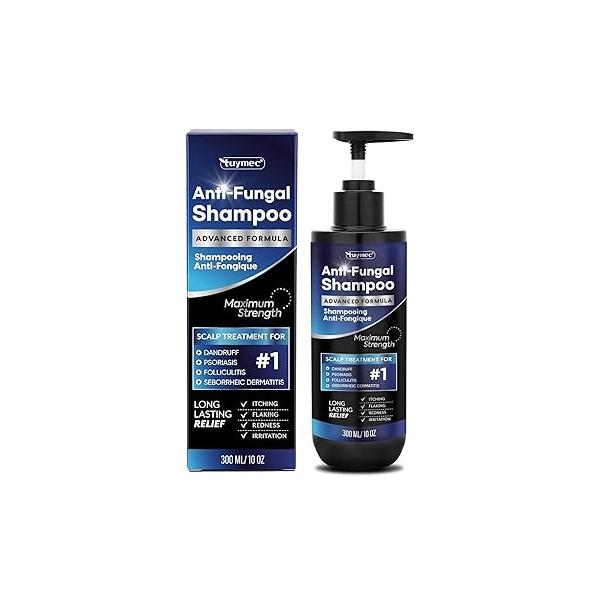 Psoriasis Shampoo, Seborrheic Dermatitis Folliculitis Dandruff Shampoo for Men and Women, Anti-Fungal 300ML.
