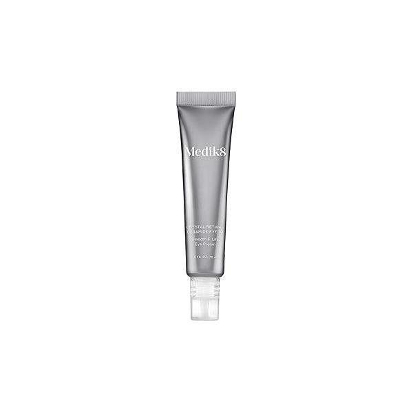 Medik8 Crystal Retinal Ceramide Eye 6 - Gentle Vitamin A Cream Reduces Appearance of Wrinkles Perfect for Sensitive Skin 0.5 oz