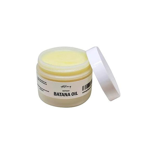 Batana Oil Organic for Hair Growth Skin - Baby's Face Kids Men Women of Color 100% Pure Raw Cold Pressed, Unrefined No Smell American Made in USA