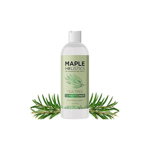 Tea Tree Conditioner for Dry Hair - Oil Oily and Sulfate Free Cleansing Scalp Care with