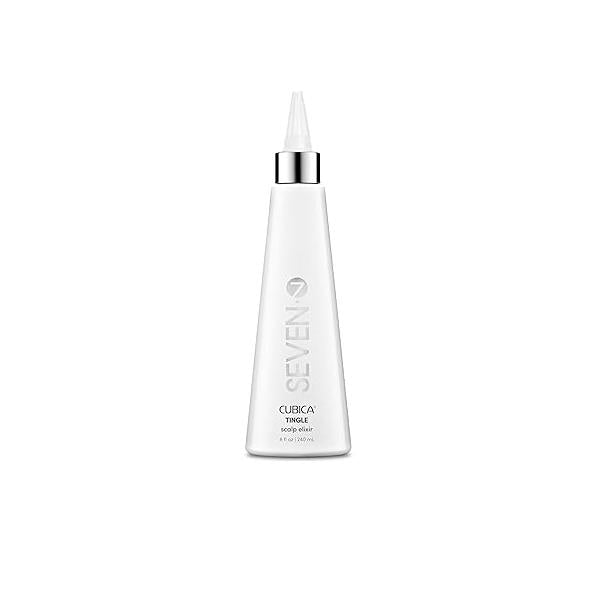 SEVEN Cubica TINGLE scalp elixir with Biotin, a Soothing Tonic for an Itchy Scalp, 8 fl oz