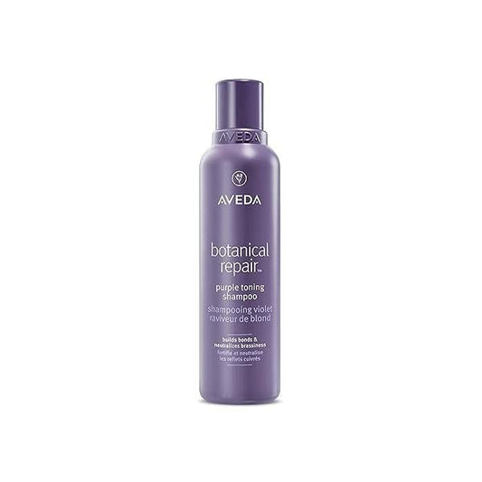 Aveda Botanical Repair Purple Toning Shampoo | For Blonde, Silver, Grey Hair Reduces Brassy Tones Silicone Free 96% Naturally Derived*, 6.7 fl oz