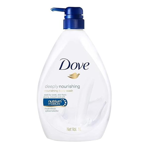 Dove Body Wash 33.8Oz W/Pump Deeply Nourishing Pack (Deeply Nourishing, 1)