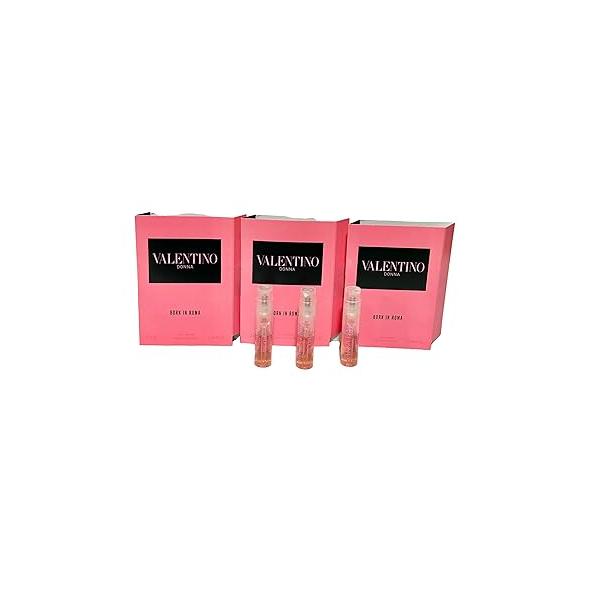 Valentino Born in Roma EDP 0.04 fl. oz. Sample Vial Lot of 3 Glass Partially filled Spray Mini Vials