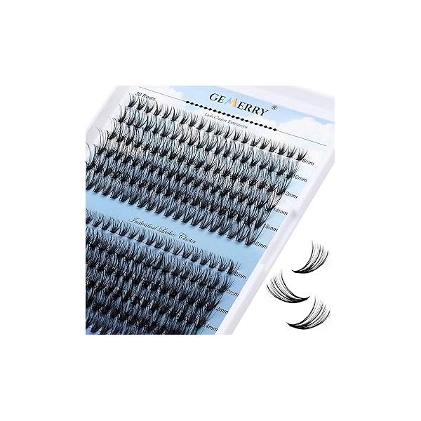 GEMERRY Magnetic Eyelashes with Applicator Fluffy Look No Glue Eyeliner Needed Lash Tool Kit Easy to Wear for Beginners