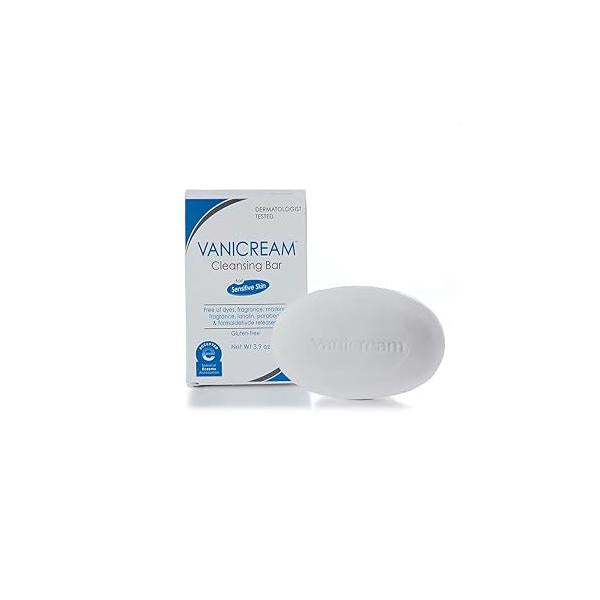 Vanicream Cleansing Bar | Fragrance, Gluten and Sulfate Free For Sensitive Skin Gently Cleanses Moisturizes 3.9 Ounce Pack of 12
