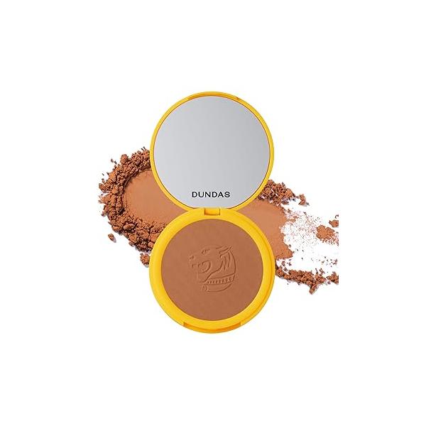 Dundas Bronzer Anonymous, Powder for Face and Body Contour Bronzing, Matte Finish, Make Up All Skin Types, Cruelty Free Natural Makeup, Buildable Coverage, Easy to Blend, (Step 1)