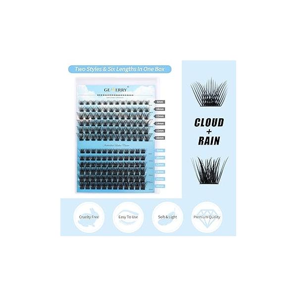 GEMERRY Magnetic Eyelashes with Applicator Fluffy Look No Glue Eyeliner Needed Lash Tool Kit Easy to Wear for Beginners