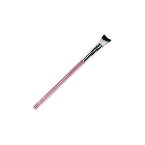 Cleaning Brush Eyelash Extensions Shampoo Soft Curved Fluffy Cleansing (1 pack, Pink)