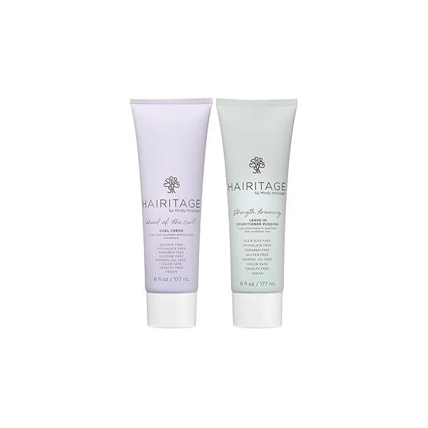 Hairitage Ahead of the Curl! Hydrating Curl Cream - Frizz Control, Strength Training Leave In Conditioner Pudding 12 Fluid Ounces