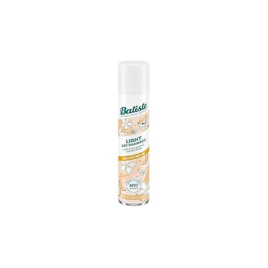 Batiste Light Dry Shampoo, Mellow Melon, Invisible Finish, Refresh Hair & Absorb Oil Between Washes, 3.81 Oz.