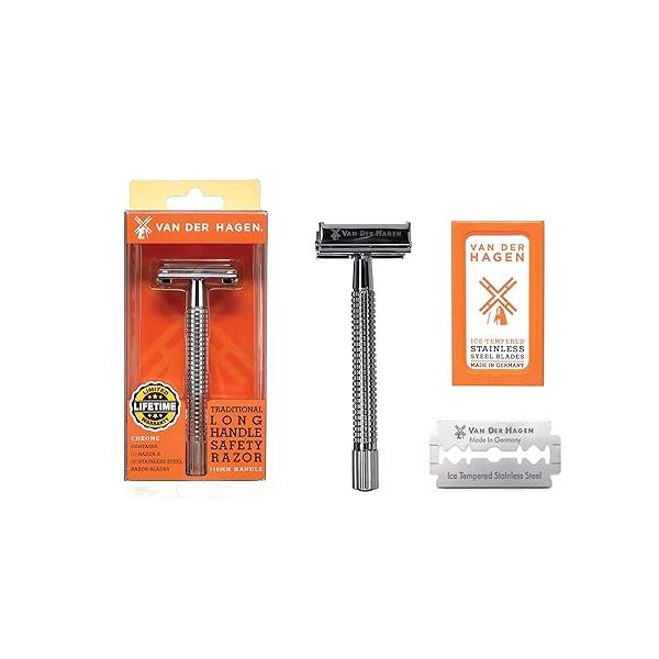 Van Der Hagen Safety Razor Kit 110MM, Chrome