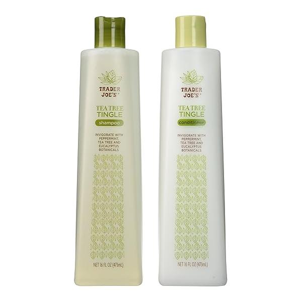 Trader Joe's Tea Tree Tingle Shampoo & Conditioner, 16 oz.