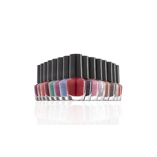 Beauty Concepts Nail Polish Set, Collection, Kit for Fingernails and Toenails, 0.14 Fl Oz (Pack of 15), Blue Box/Pastels Assorted Colors