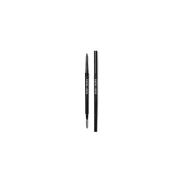 Micro Brow Pencil - Soft Black by Bobbi Brown for Women 0.002 oz Eyebrow