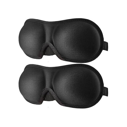 3D Eye mask for Sleeping,Machine Washable, Sleep Mask Women, Blinder Blindfold Airplane (Black+Purple)