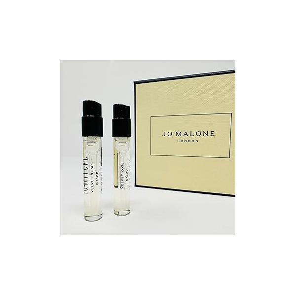 Jo Malone 2 London Velvet Rose & Oud Cologne INTENSE Sample vial 0.05oz/ 1.5ml each