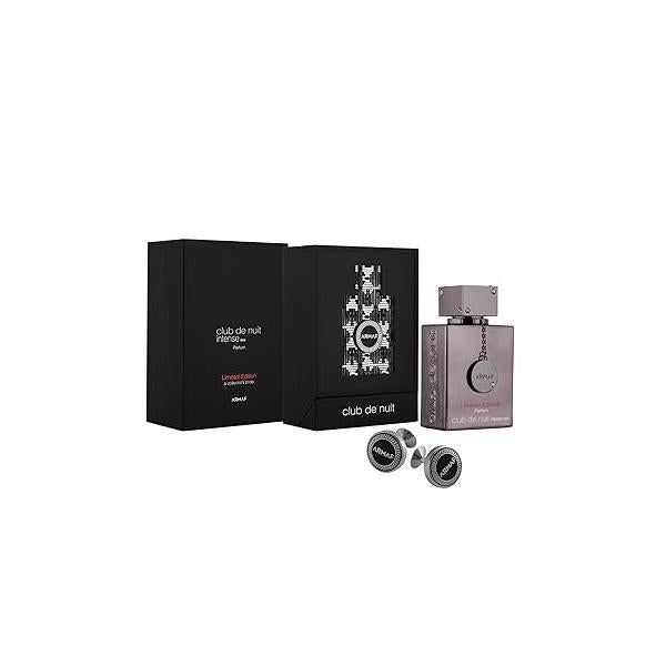 Armaf Club De Nuit Intense Limited Edition for Men Parfum Spray, 3.6 Ounce (with Cufflinks)