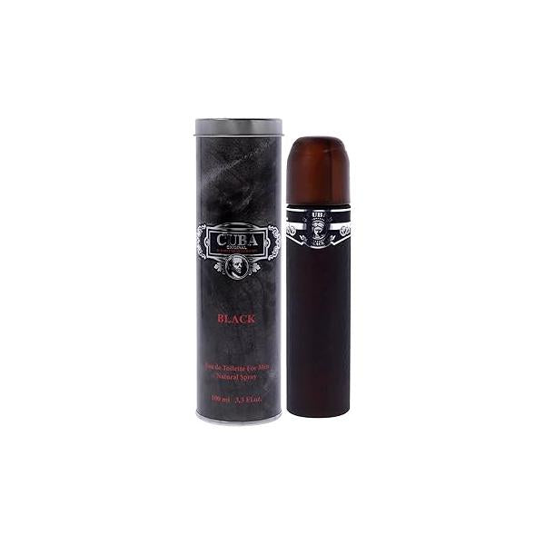 Cuba Black By For Men. Eau De Toilette Spray 3.3 Ounces