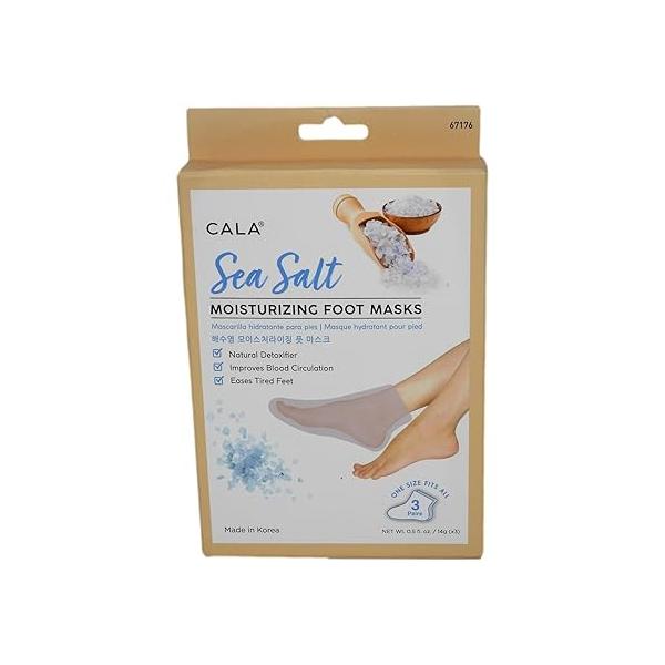 Pure Radiance by CALA Moisturizing Foot Masks 3 Pairs.