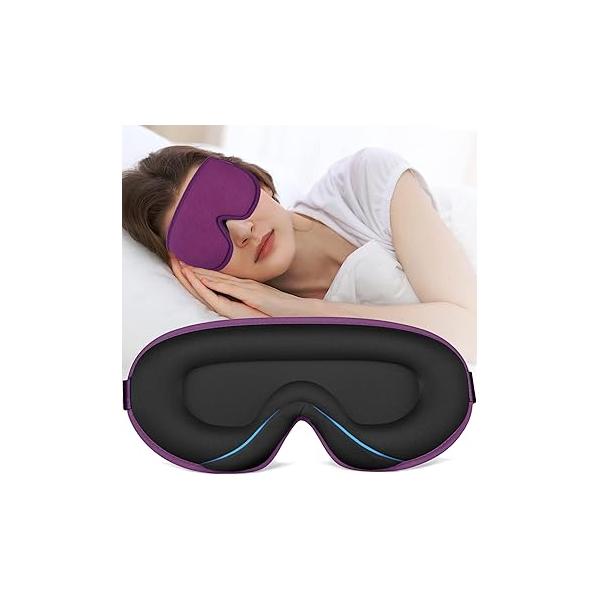 Silk Sleep Mask & Blindfold, Soft Eye with Adjustable Head Strap, Deep Rest Masks for Sleeping Night Eyeshade, Cover Travel, Shift Work Meditation(Aerial Bird)