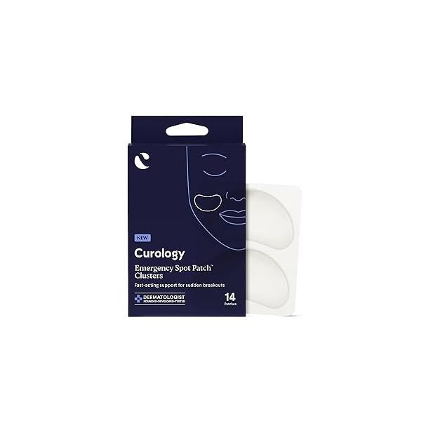 Curology Emergency Spot Pimple Patch Clusters for Breakouts, Large, Fast Acting, 14 Count