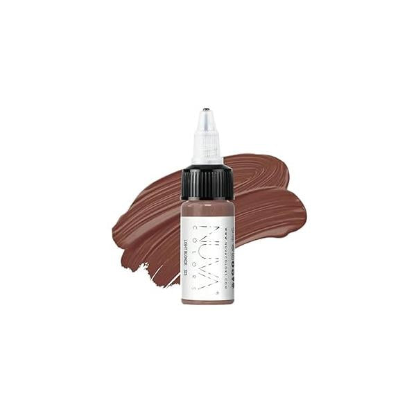 Nuva Scalp Micro-Pigmentation Ink - Customizable, Neutral Undertone for SMP Procedures, Vegan, Made in USA (Dark Brown)